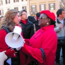 Flash mob One Billion Rising - Roma