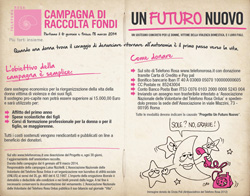 Telefono Rosa - Campagna di raccolta fondi UN FUTURO NUOVO