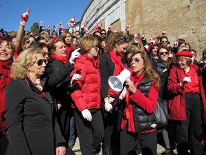 isabella-rauti-flash-mob-piazza-spagna-2